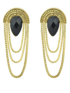 black-drop-earings